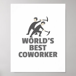 World's Best Coworker Classic Poster