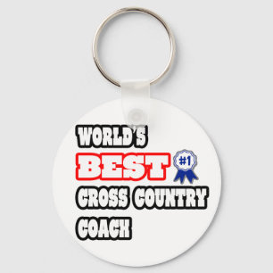 World's Best Cross Country Coach Key Ring