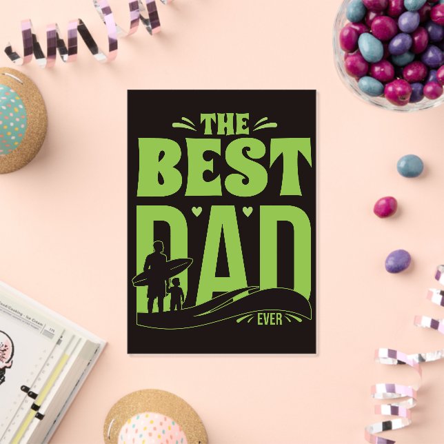 World's Best Dad Acrylic Invitations (Insitu (Celebration))