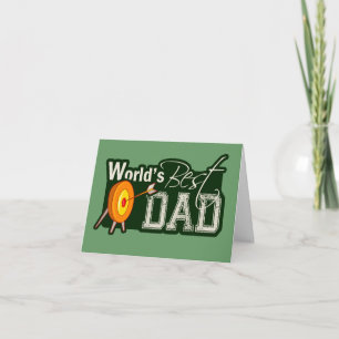 World's Best Dad; Archery Card