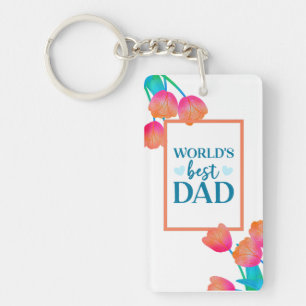 Worlds best dad Best father day gift Key Ring