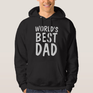 WORLD'S BEST DAD, Black T-shirts & Hoodies