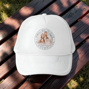 World's Best Dad By Par Classic Simple Photo Trucker Hat