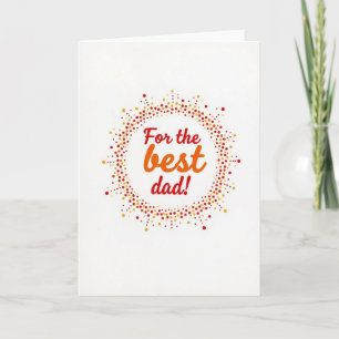 Worlds Best Dad Card