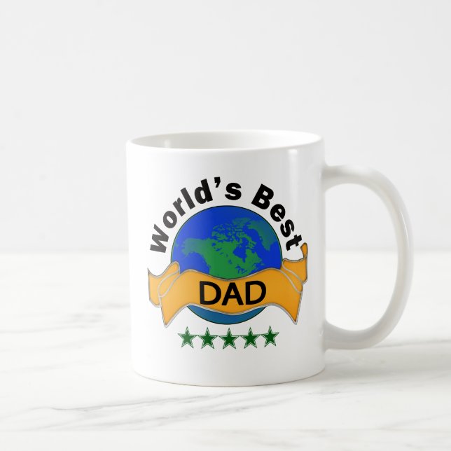 World's Best Dad Coffee Mug (Right)