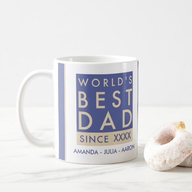 Worlds Best dad Coffee Mug (With Donut)