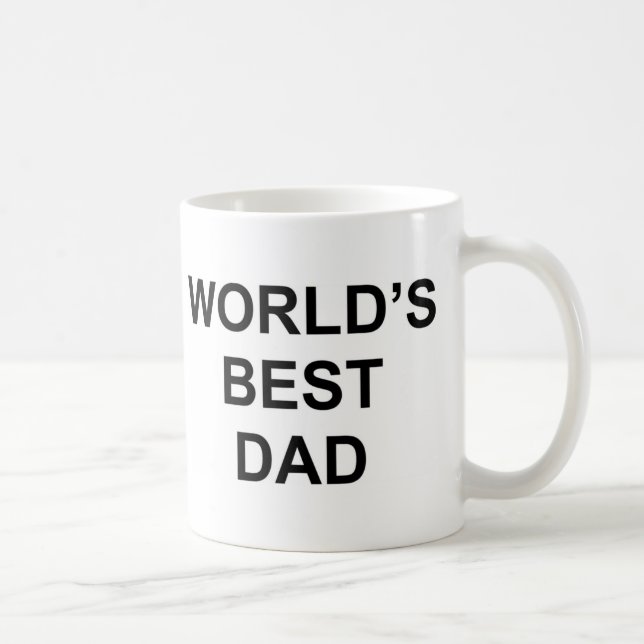 World's Best Dad Coffee Mug (Right)