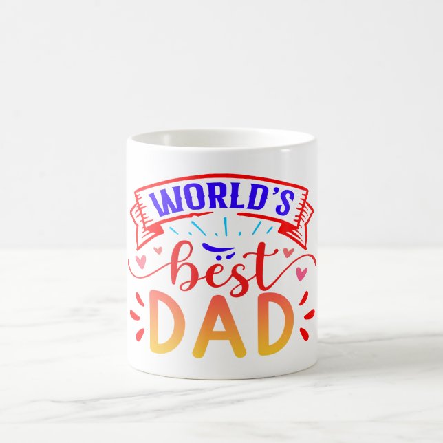 World's Best Dad Coffee Mug (Center)