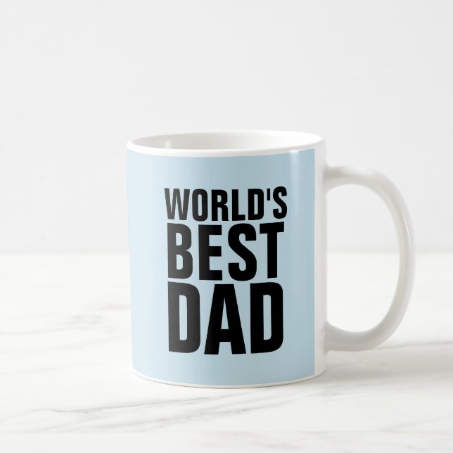 WORLD'S BEST DAD COFFEE MUGS CUPS (Right)