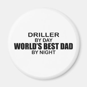 World's Best Dad - Driller Magnet