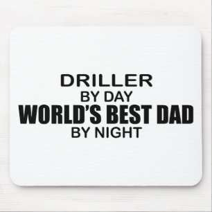 World's Best Dad - Driller Mouse Pad