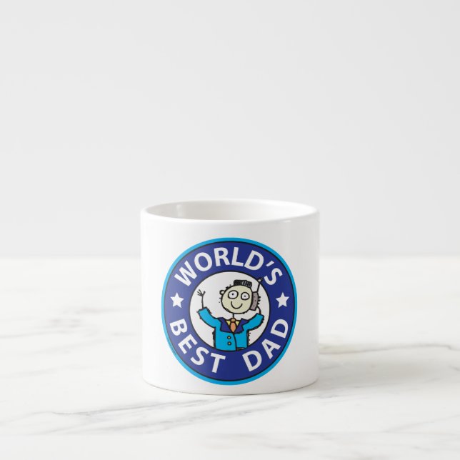Worlds Best Dad Espresso Cup (Front)