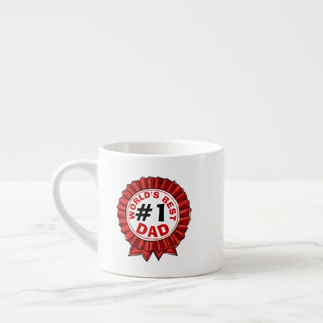 World's Best Dad Espresso Cup (Left)