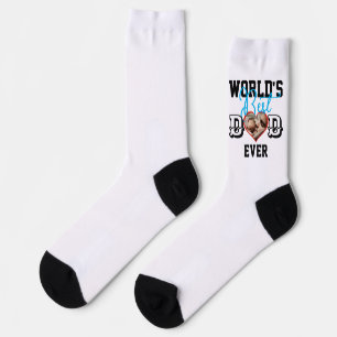 World's Best Dad ever w/ Photo Golf Balls Socks