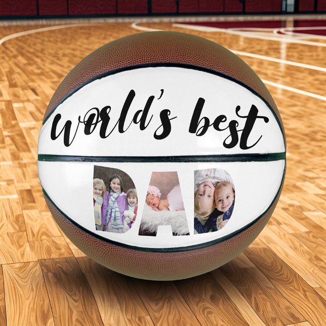 World's Best Dad | Father's Day Photo Basketball (Creator Uploaded)