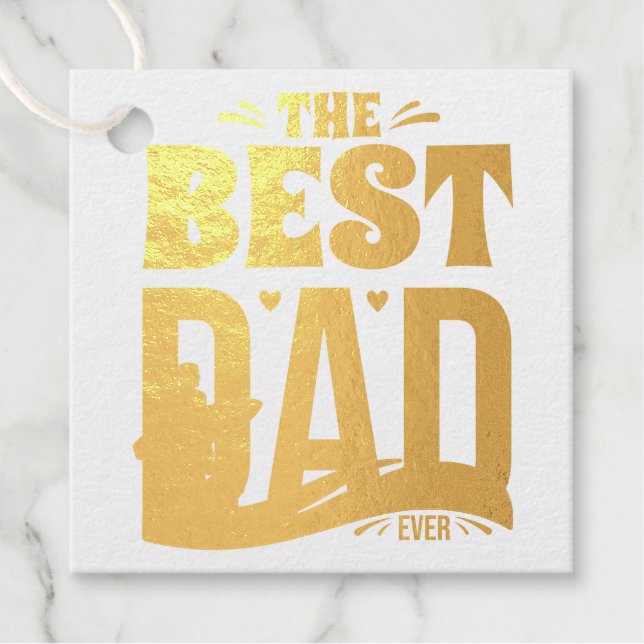 World's Best Dad Favour Tags (Front)
