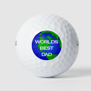 Worlds Best Dad Golf Balls