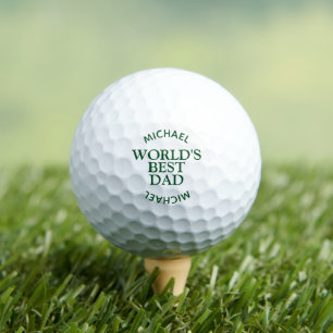 WORLD'S BEST DAD golf gifts for men Balls