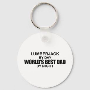 World's Best Dad - Lumberjack Key Ring