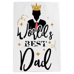 Worlds Best Dad Medium Gift Bag
