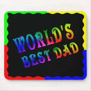 WORLD'S BEST DAD -MOUSEPAD MOUSE PAD