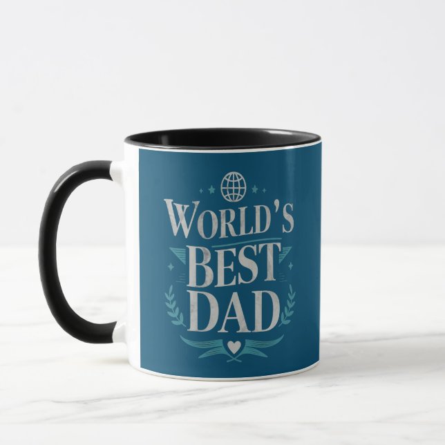 World's Best Dad Mug (Left)