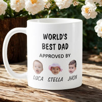 World's Best Dad Mug | Custom Baby Face Mug