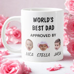 World's Best Dad Mug | Custom Baby Face Mug<br><div class="desc">Custom Baby Face Mug for Dad Personalised Fathers Day Kids Photo Mug</div>