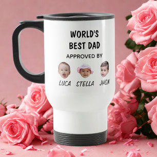 World's Best Dad Mug   Custom Baby Face Mug