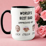 World's Best Dad Mug | Custom Baby Face Mug<br><div class="desc">Custom Baby Face Mug for Dad Personalised Fathers Day Kids Photo Mug</div>
