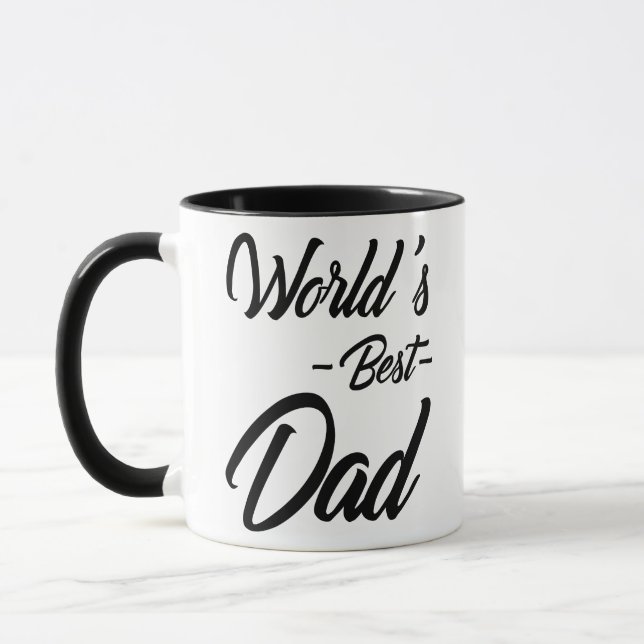 World's Best Dad Mug,World's Best Dad Mug (Left)