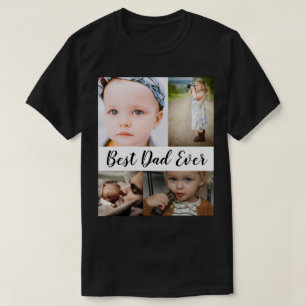 World's Best Dad Multi-Photo Father's Day T-Shirt