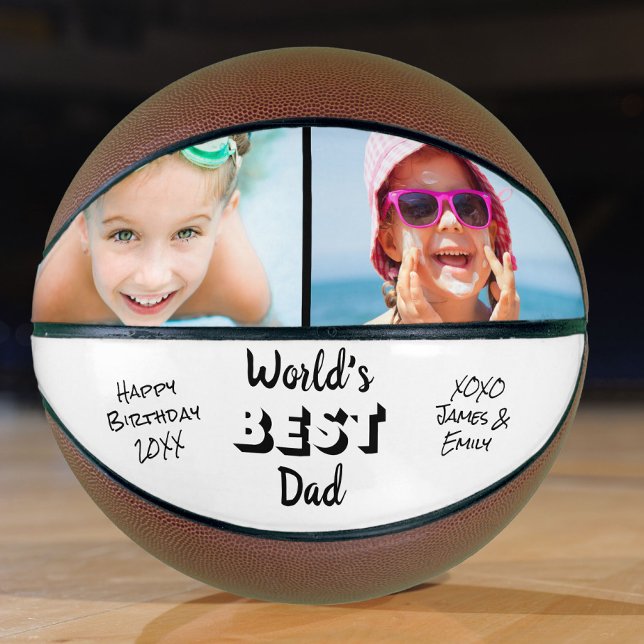 World's Best Dad Photo Basketball (Creator Uploaded)