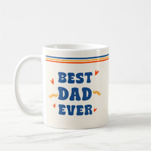 World's Best Dad Retro 70s Father’s Day Gift Coffee Mug