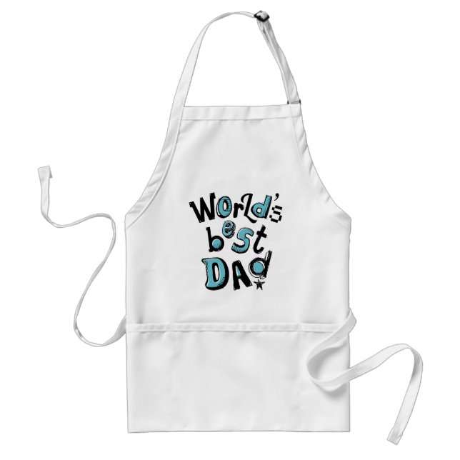 World's Best Dad Standard Apron (Front)