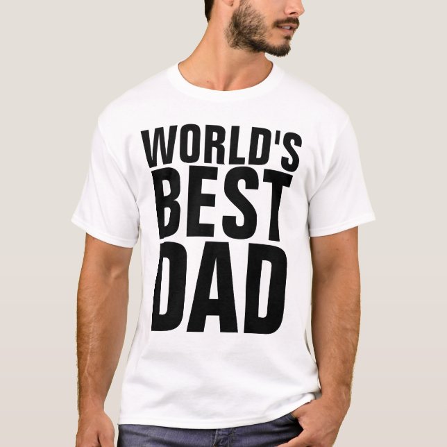 WORLD'S BEST DAD t-shirts (Front)