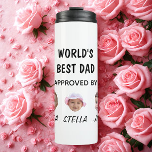 World's Best Dad Tumbler Custom Baby Face Tumblers