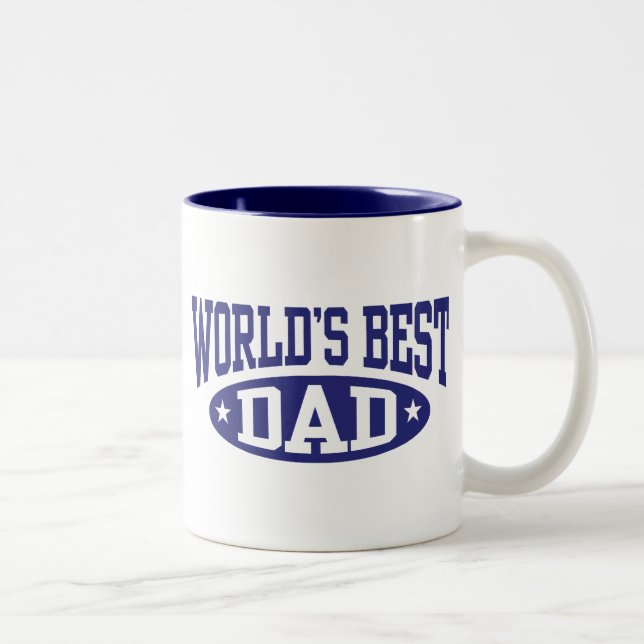 World's Best Dad Two-Tone Coffee Mug (Right)