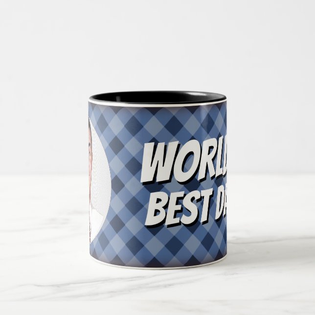 World's Best Dad Two-Tone Coffee Mug (Center)