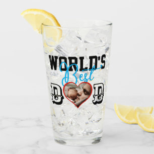 World's Best Dad w/ Photo Glass