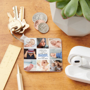 'Worlds Best Daddy' 1st Father's Day Keepsake Key Ring