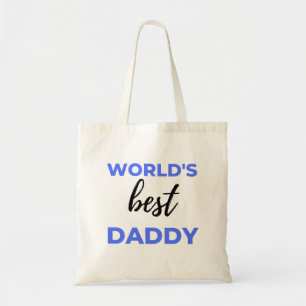 World's Best Daddy bl Tote Bag