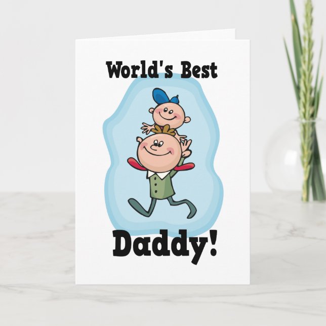 World's Best Daddy Card (Front)