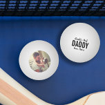 World's Best Daddy Father's Day Photo Ping Pong Ball<br><div class="desc">Custom printed ping pong balls personalised with your photo and custom Father's Day message. Add a photo with your dad on the front. Use the design tools to add your own message or more photos on the back to create your own unique Father's Day gifts for dad and grandpa!</div>