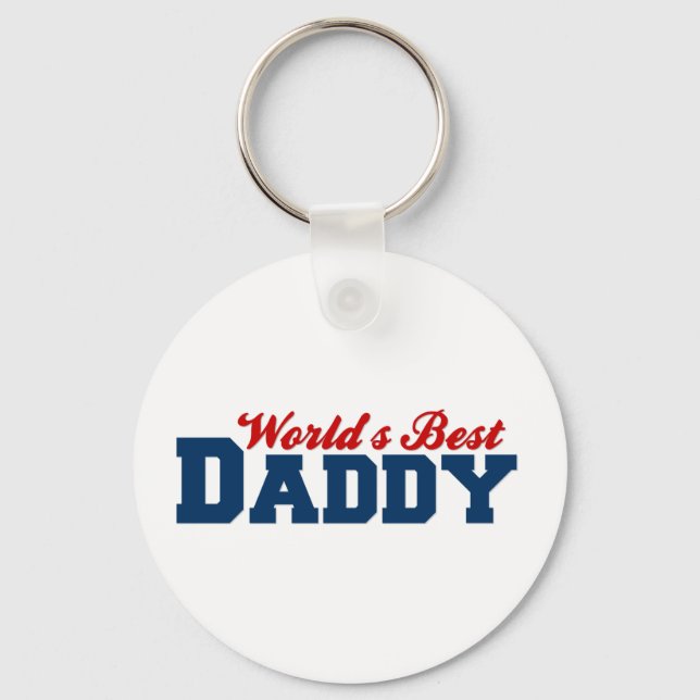 Worlds Best Daddy Key Ring (Front)