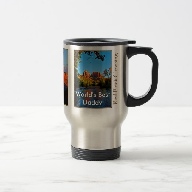 World's Best Daddy on Red Rock Crossing Mug (Right)