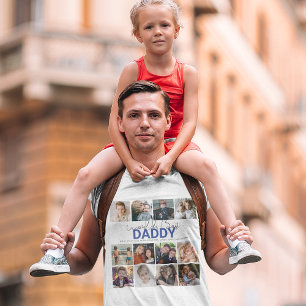 Worlds Best Daddy   Photo Collage T-Shirt