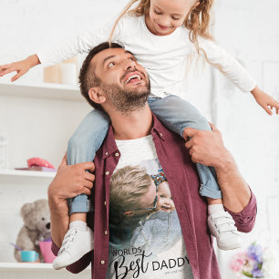 Worlds Best Daddy   Photo T-Shirt