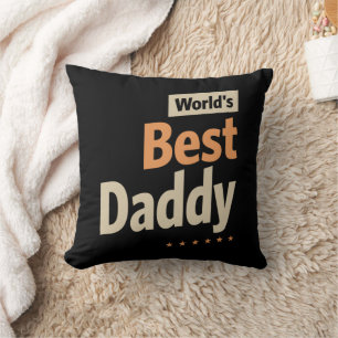 World's Best Daddy: Superhero of Love Cushion