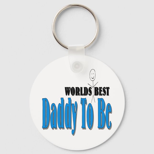 World's Best Daddy To Be Key Ring (Front)
